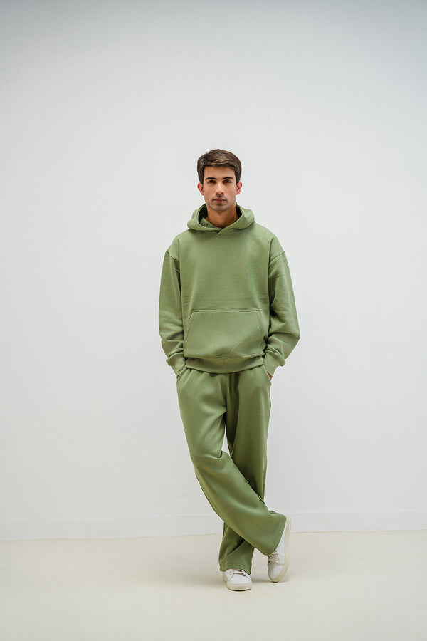 Oversized hoodie in Sage Green