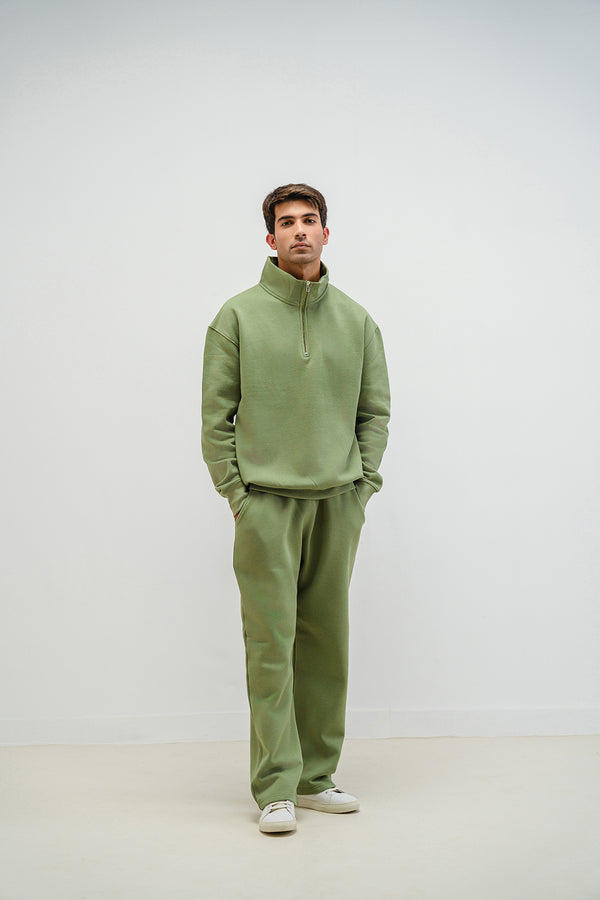 Straight Fit pants in Sage Green