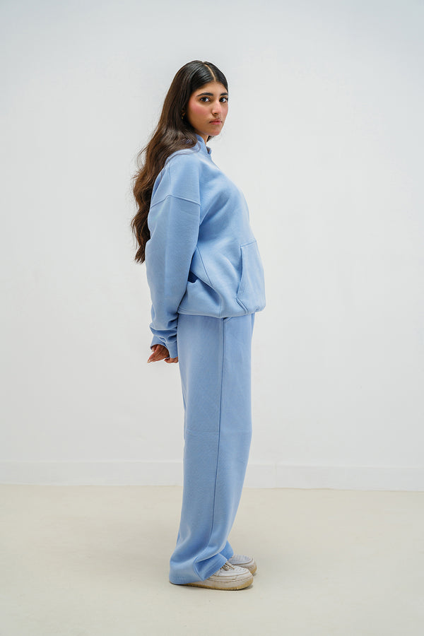 Oversized Hoodie in Powder Blue