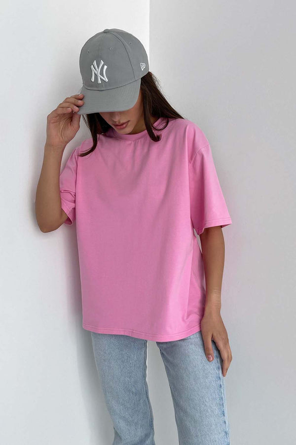 Essential T-Shirt Oversized in Pink