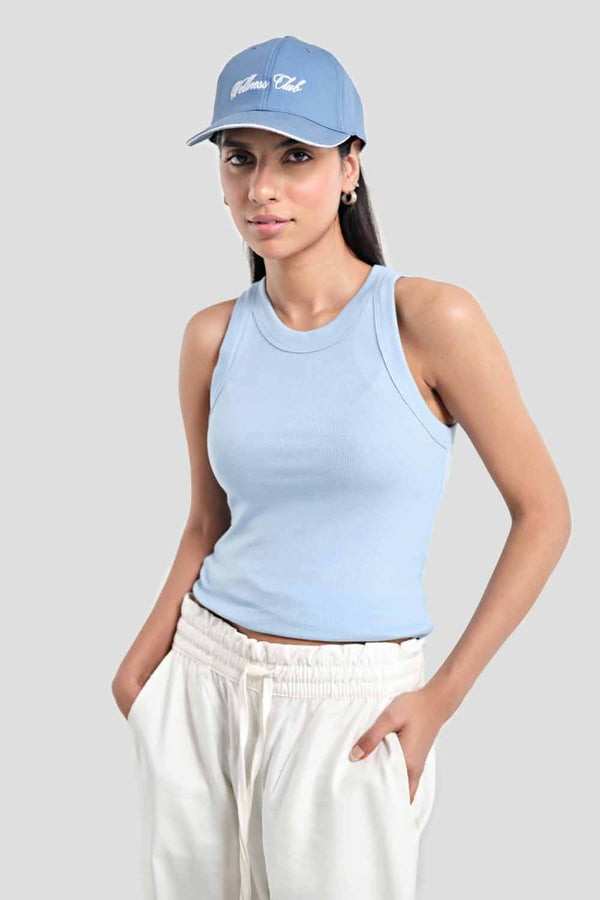 Basic tank top-Powder Blue