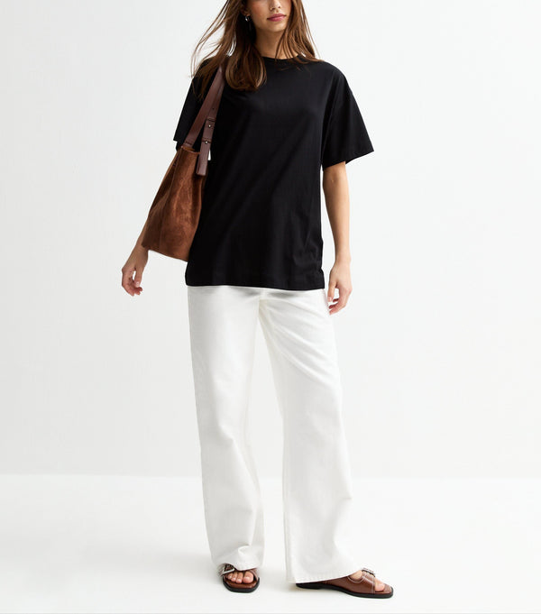 Oversized t-shirt in black