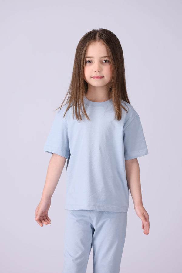 Relaxed Fit T-shirt in Powder Blue