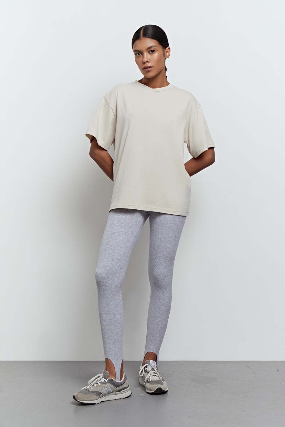 Essential T-Shirt Oversized in Creamy