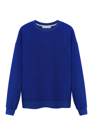 Oversized Sweatshirt in Royal Blue - Lahori Athleisure