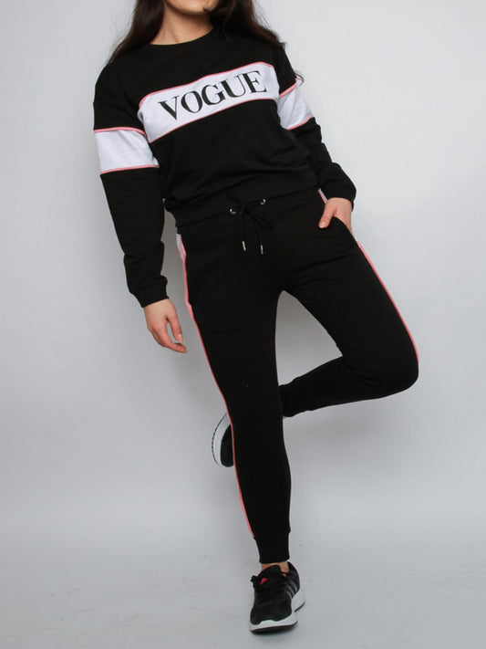 Vogue Sweatshirt in Black - Lahori Athleisure (7129446023321)