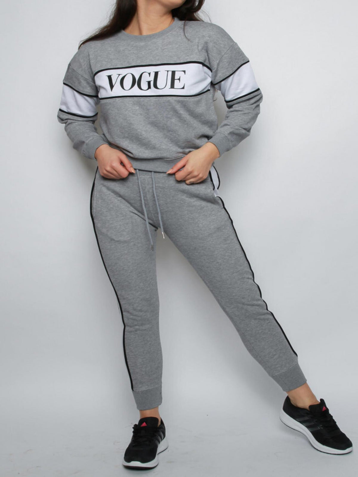 Vogue Sweatshirt in Grey - Lahori Athleisure (7169996488857)