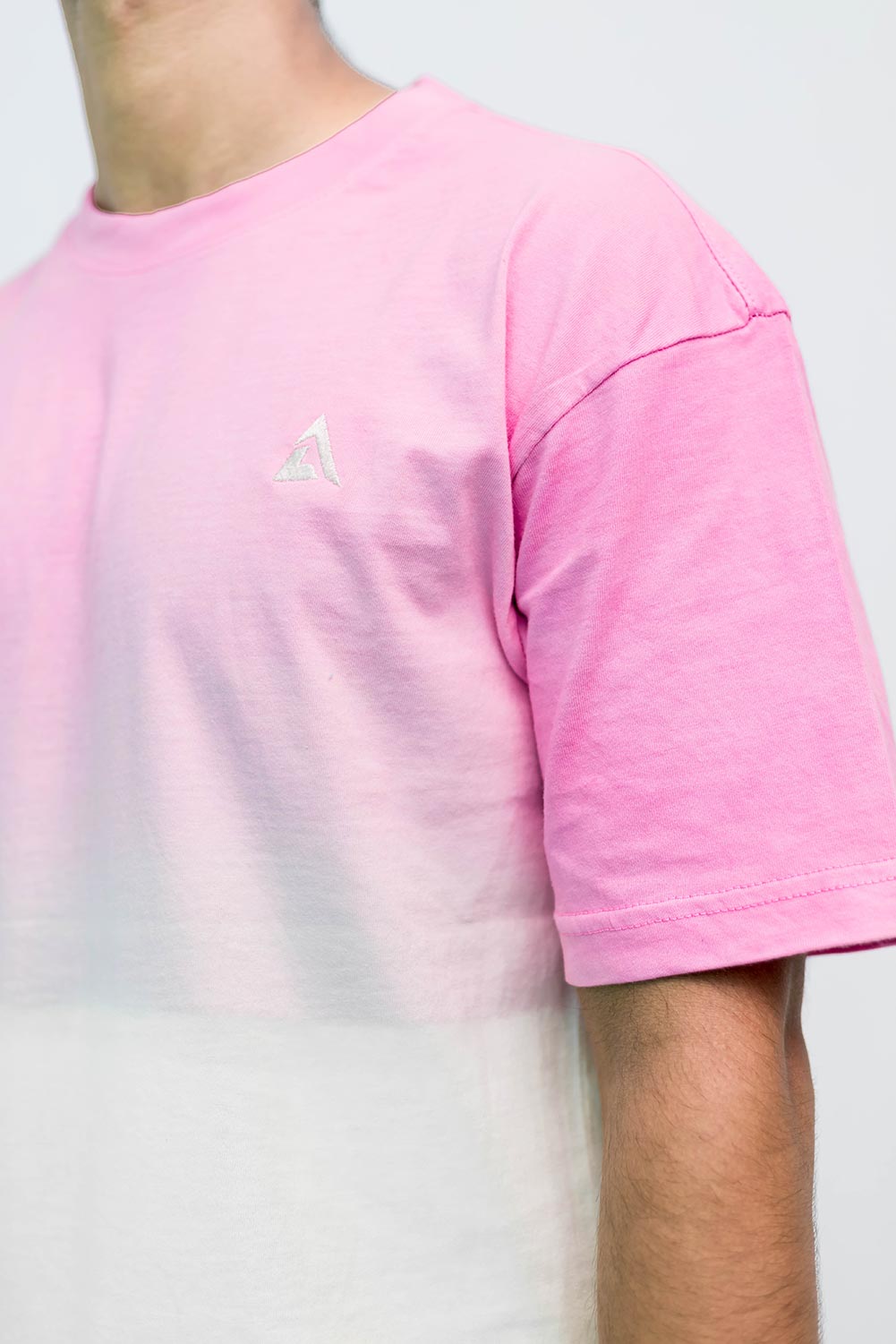 Dip-Dyed Unisex T-shirt in Pink Color - Lahori Athleisure