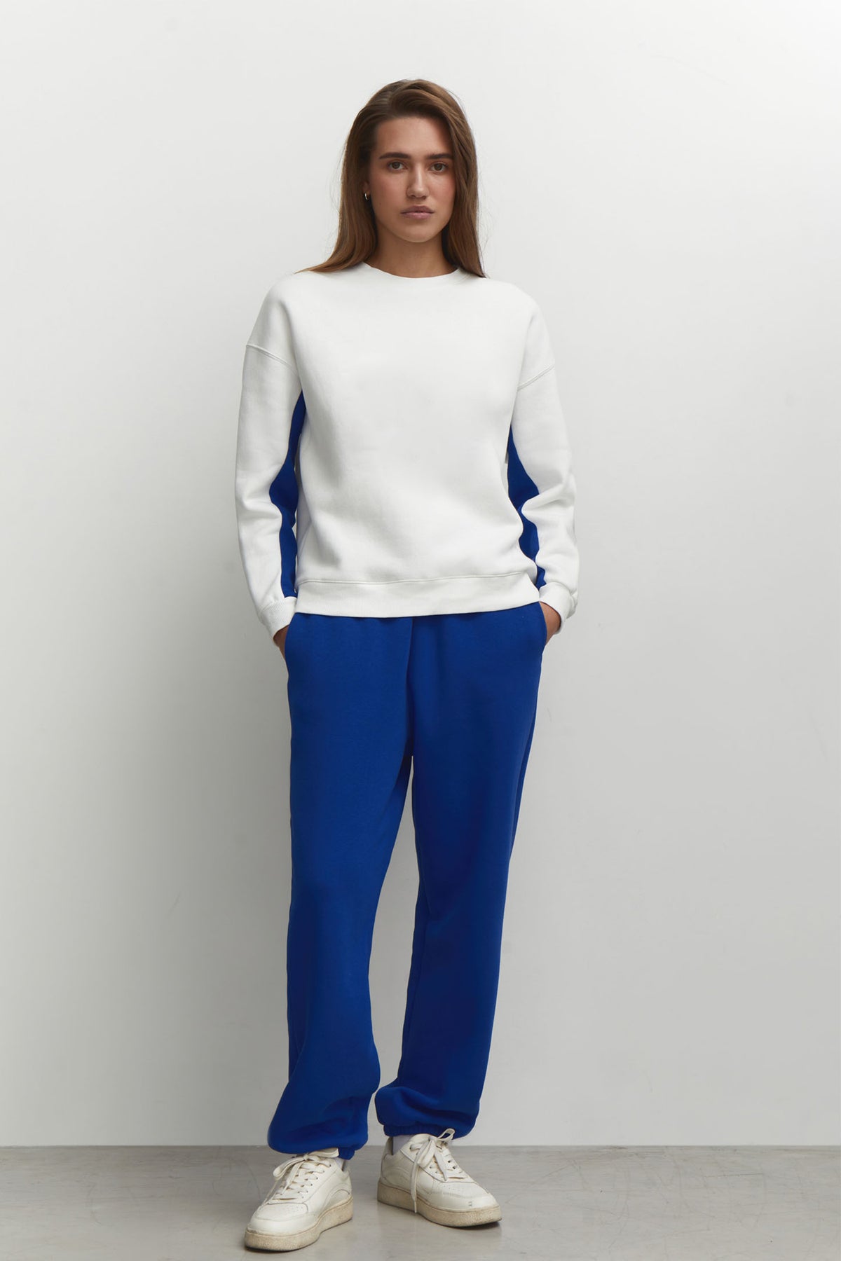 Straight-Cut Pants in Royal Blue - Lahori Athleisure