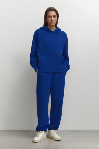 Oversized Sweatshirt in Royal Blue - Lahori Athleisure