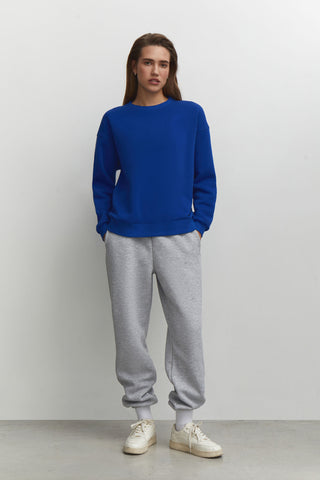 Oversized Sweatshirt in Royal Blue - Lahori Athleisure