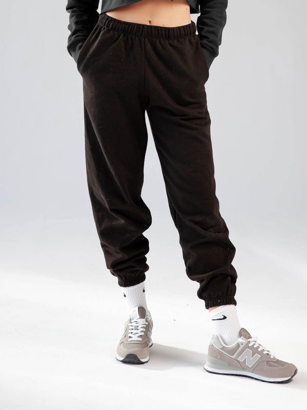 Fleece Joggers In Black - Lahori Athleisure (5937934008473)